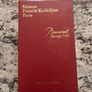 Maison Francis Kurkdjian Red Box Packaging